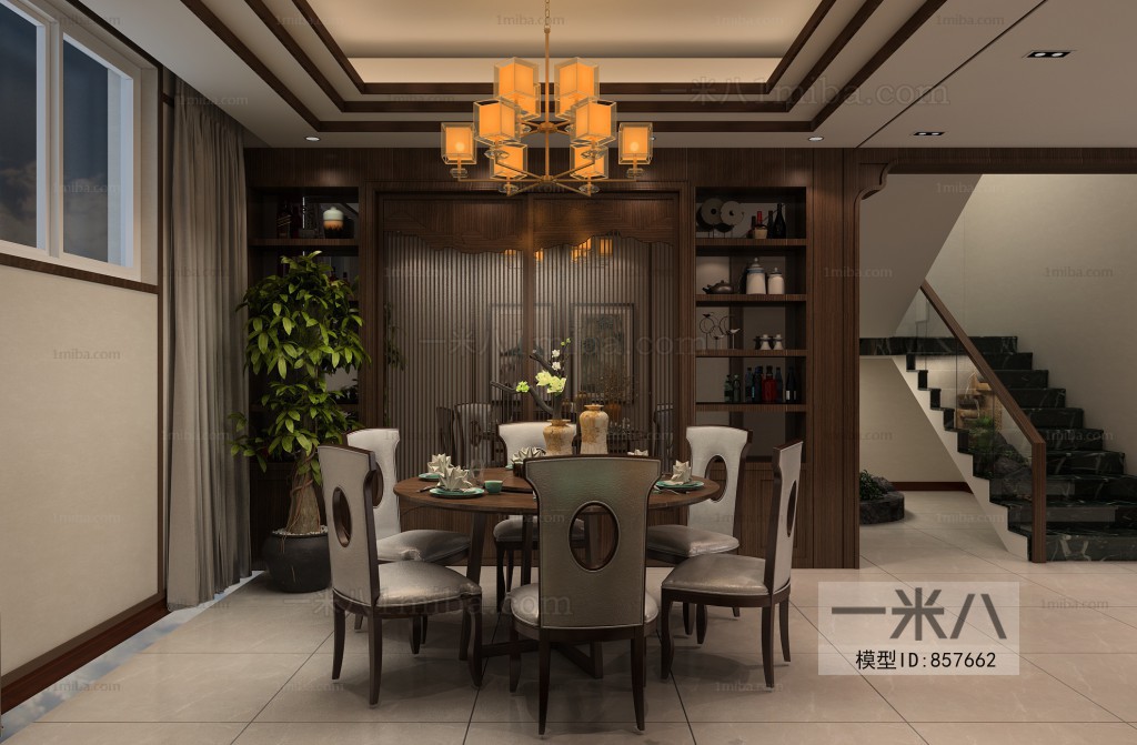 New Chinese Style Dining Room