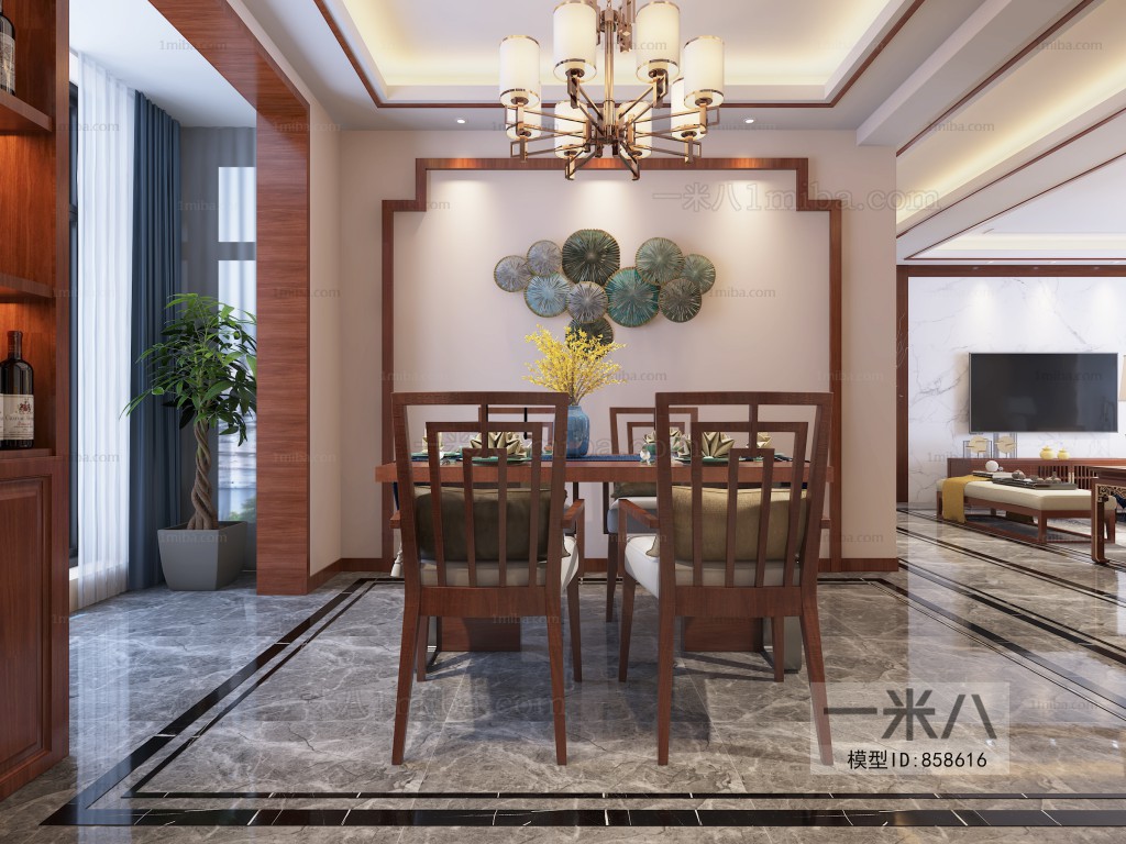 New Chinese Style Dining Room