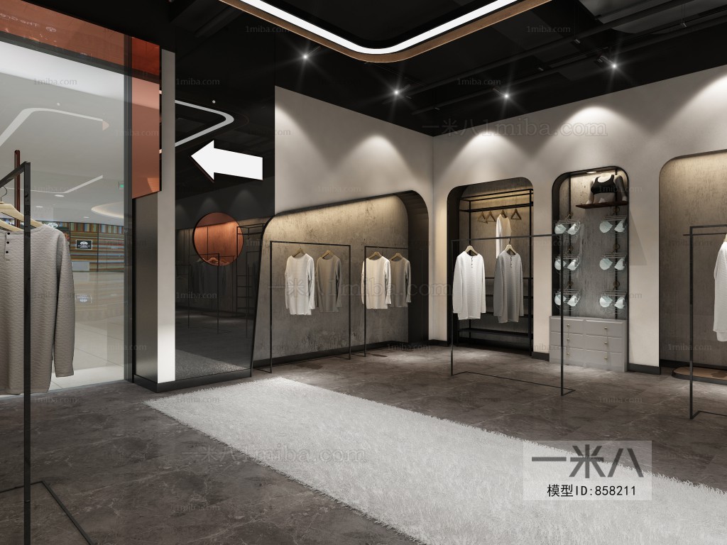 Industrial Style Clothing Store