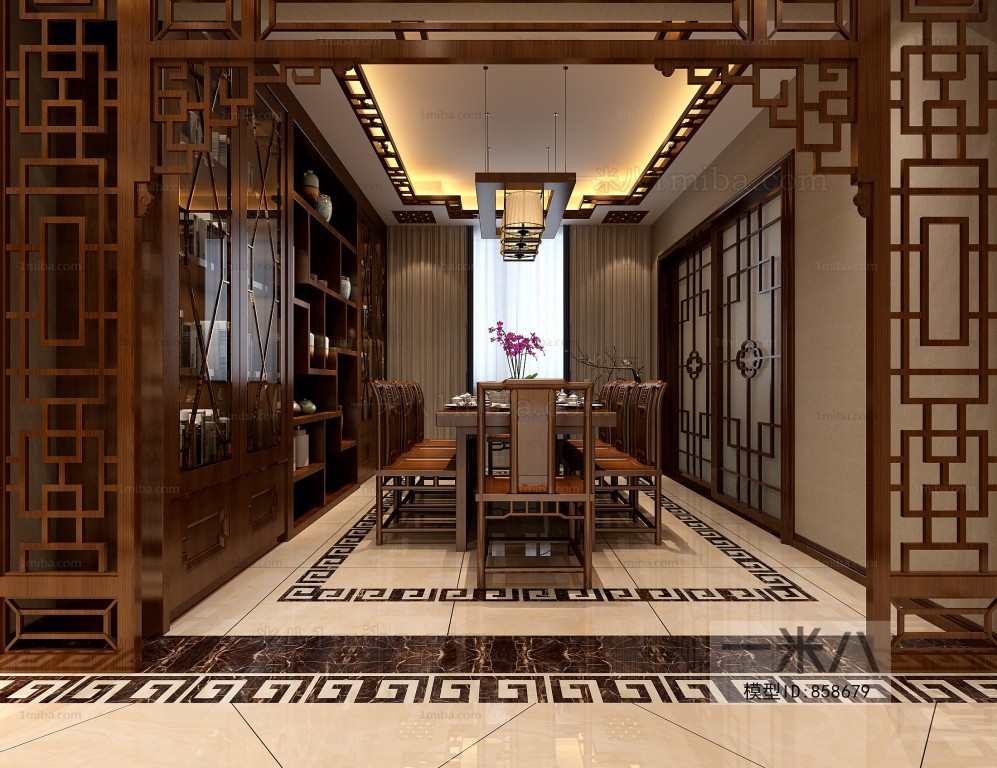 New Chinese Style Dining Room