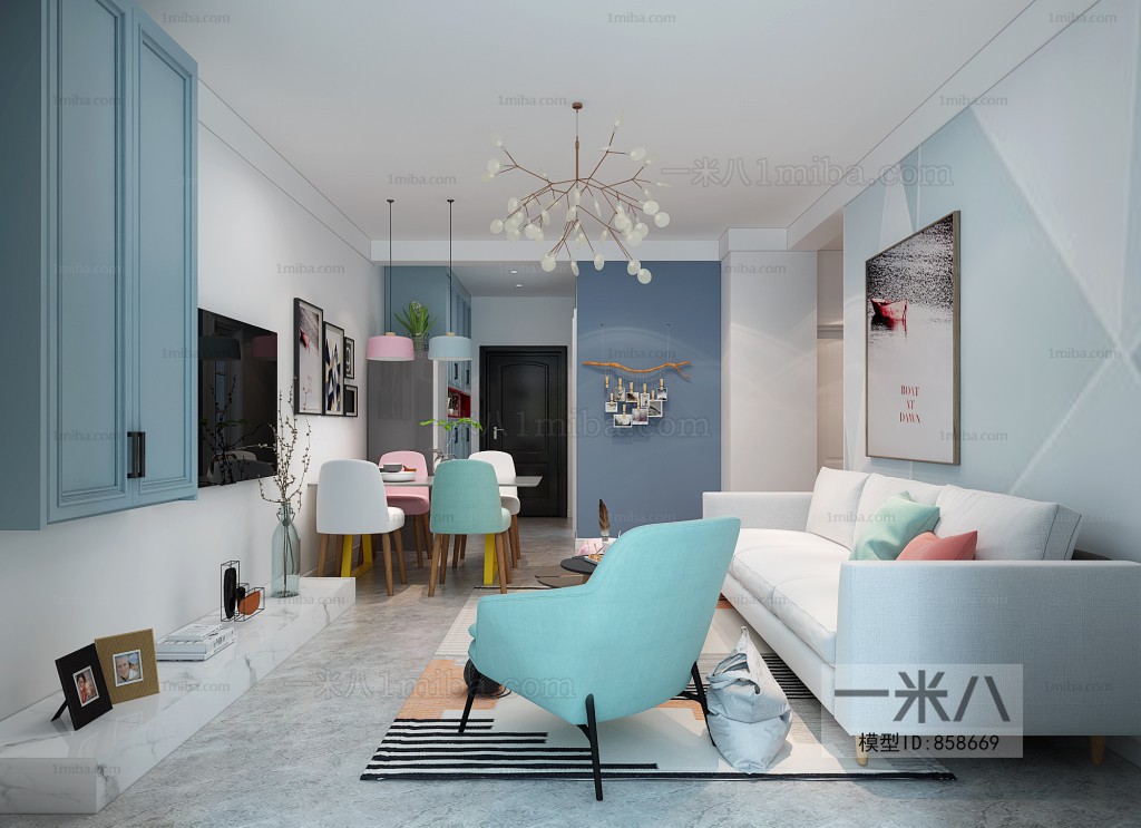 Nordic Style A Living Room