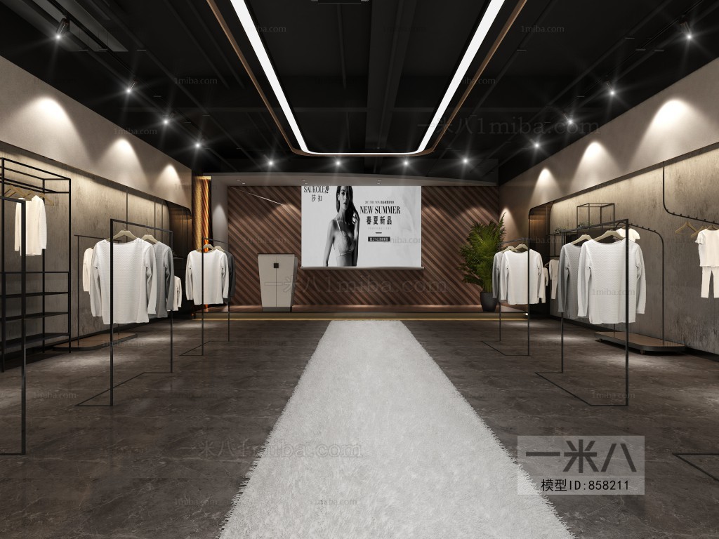 Industrial Style Clothing Store