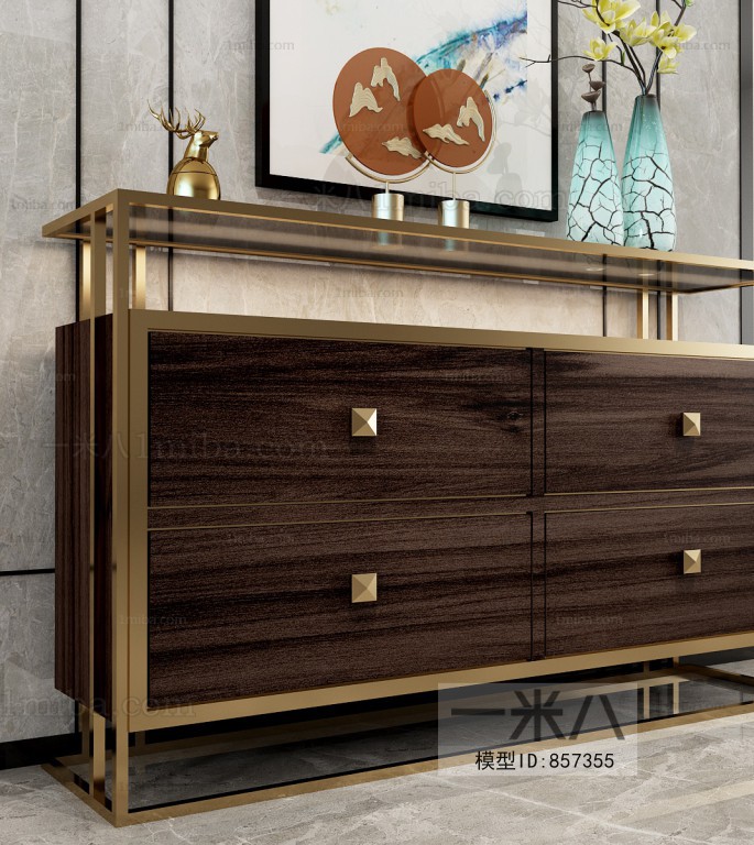 New Chinese Style Side Cabinet/Entrance Cabinet