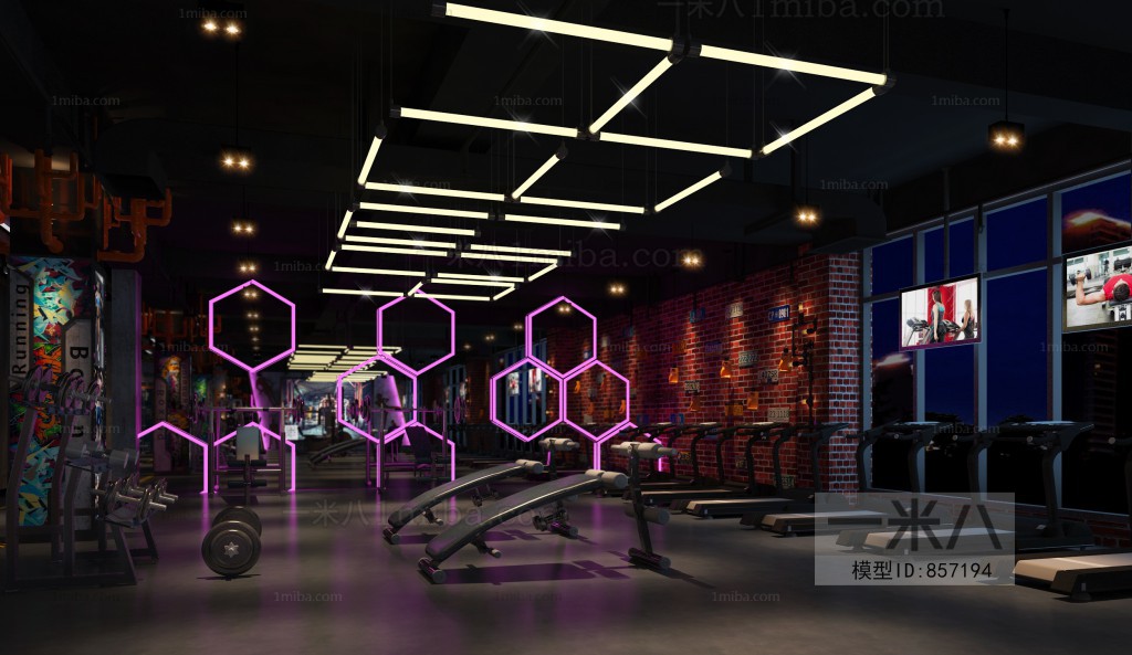 Industrial Style Gym