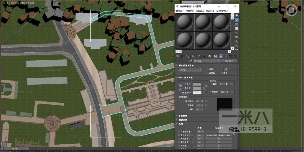 Modern Architectural Bird's-eye View Planning