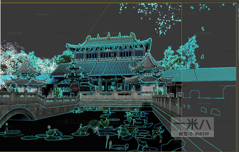 Chinese Style Ancient Architectural Buildings