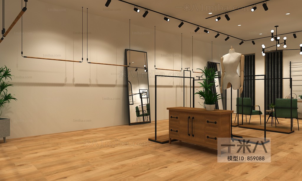 Industrial Style Clothing Store