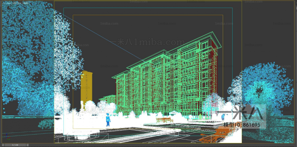 New Chinese Style Building Appearance