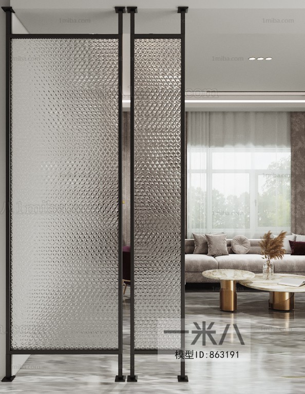 Modern Glass Screen Partition