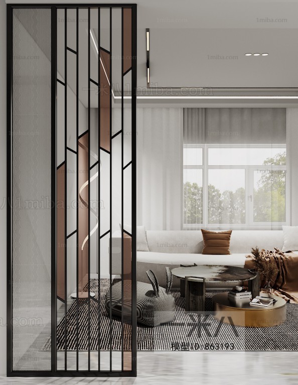 Modern Glass Screen Partition