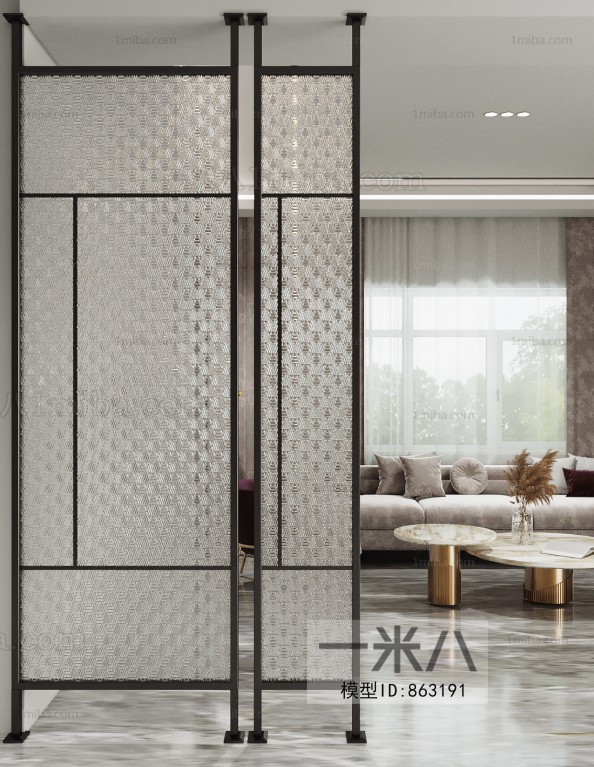 Modern Glass Screen Partition