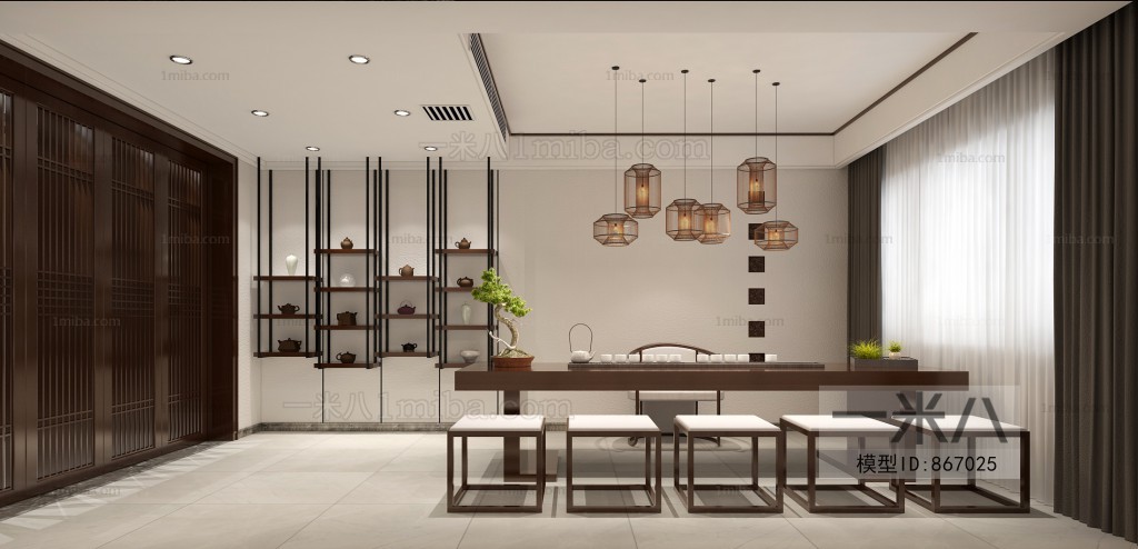 New Chinese Style Dining Room