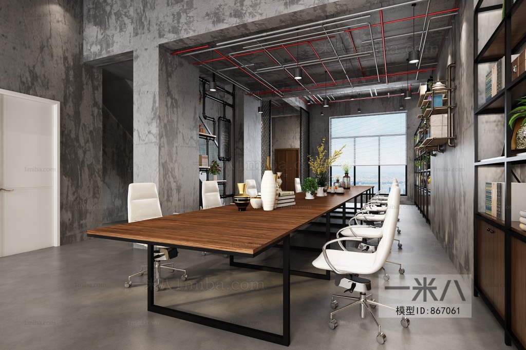 Industrial Style Meeting Room