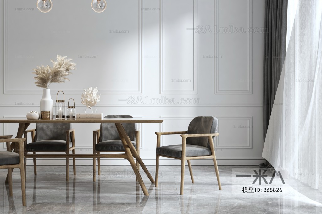 Post Modern Style Dining Table And Chairs