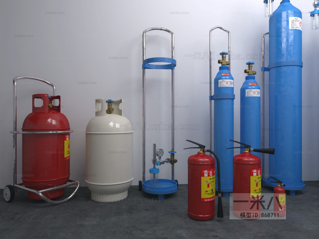 现代氧气罐煤气罐灭火器气压表组合