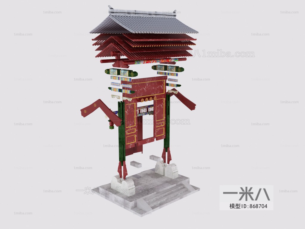 Chinese Style Ancient Architectural Buildings