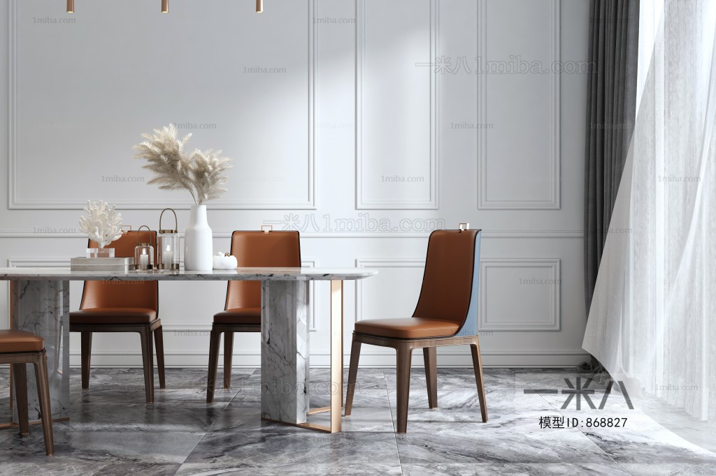 Post Modern Style Dining Table And Chairs