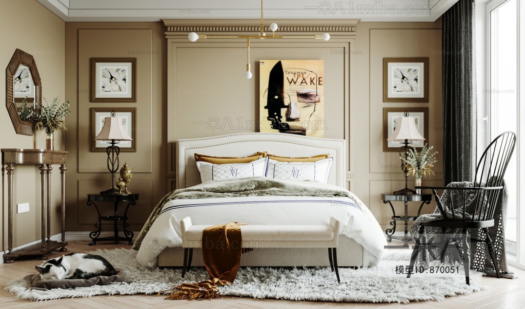 American Style Bedroom