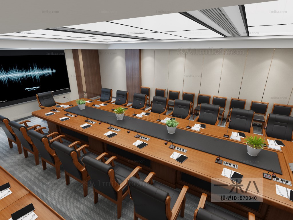 New Chinese Style Meeting Room