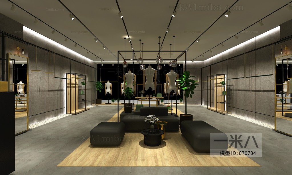 Industrial Style Clothing Store