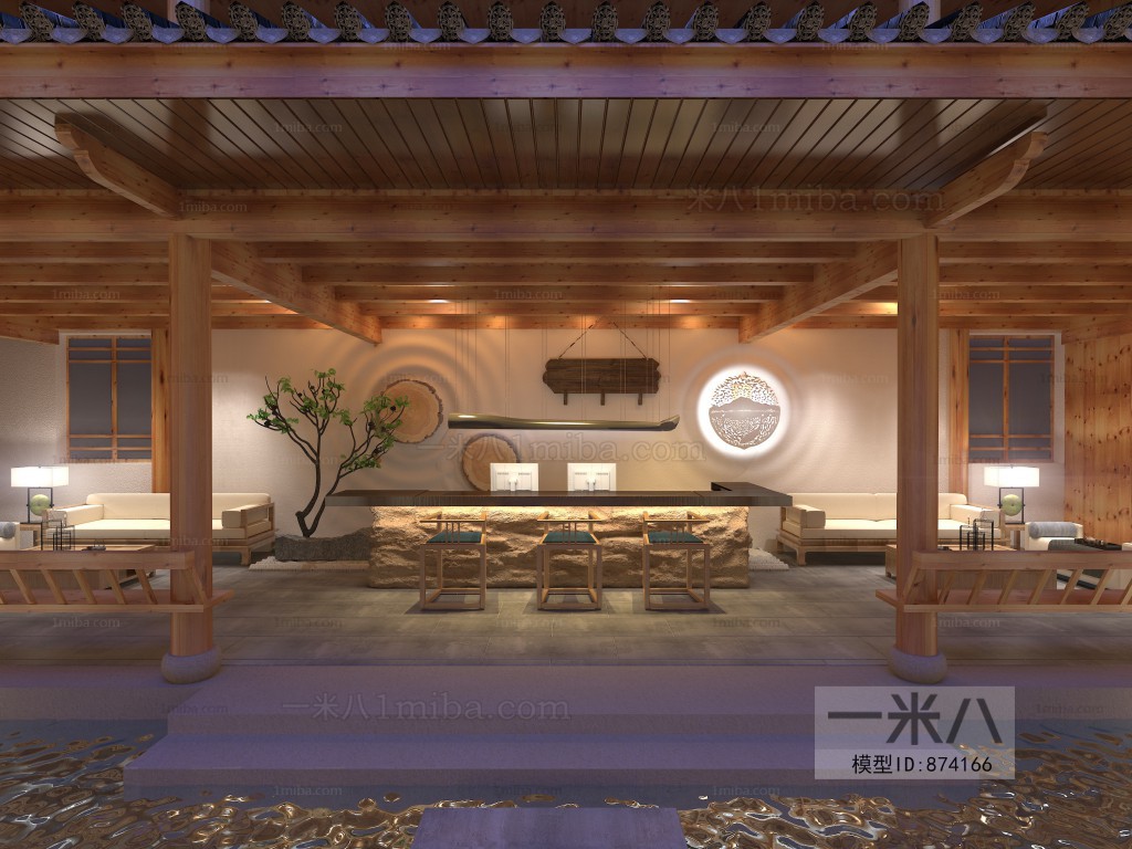 New Chinese Style Hotel Space