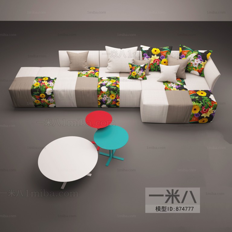 Idyllic Style Corner Sofa