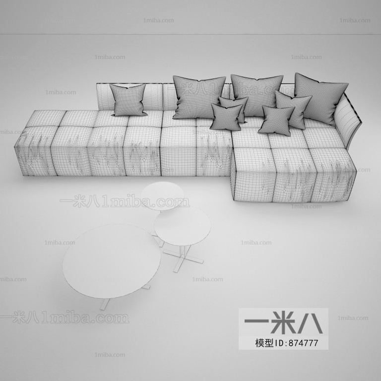 Idyllic Style Corner Sofa
