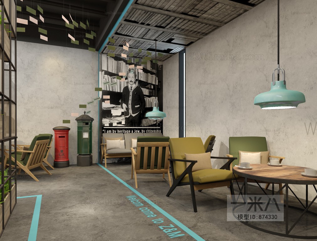 Industrial Style Cafe