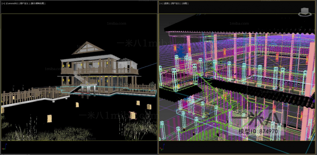 New Chinese Style Building Appearance