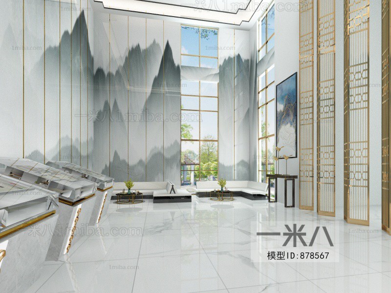 Modern New Chinese Style Hotel Space