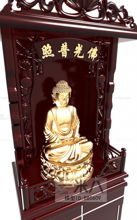 Chinese Style Buddhist Niche