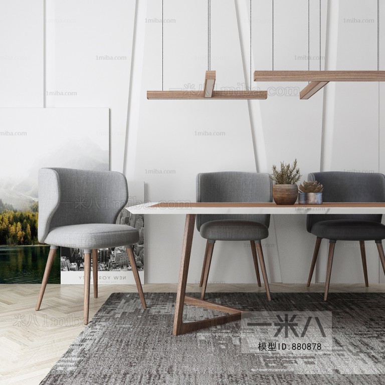 Nordic Style Dining Table And Chairs