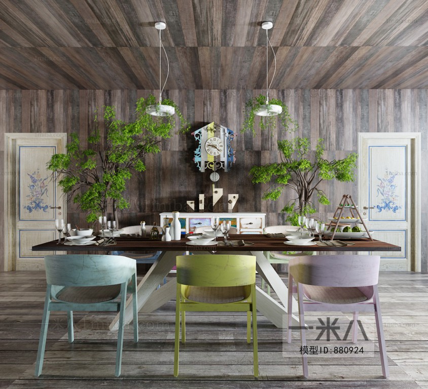 Nordic Style Dining Table And Chairs