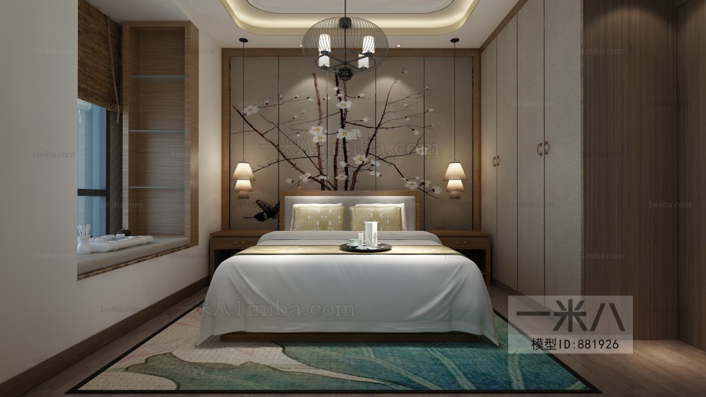 New Chinese Style Bedroom