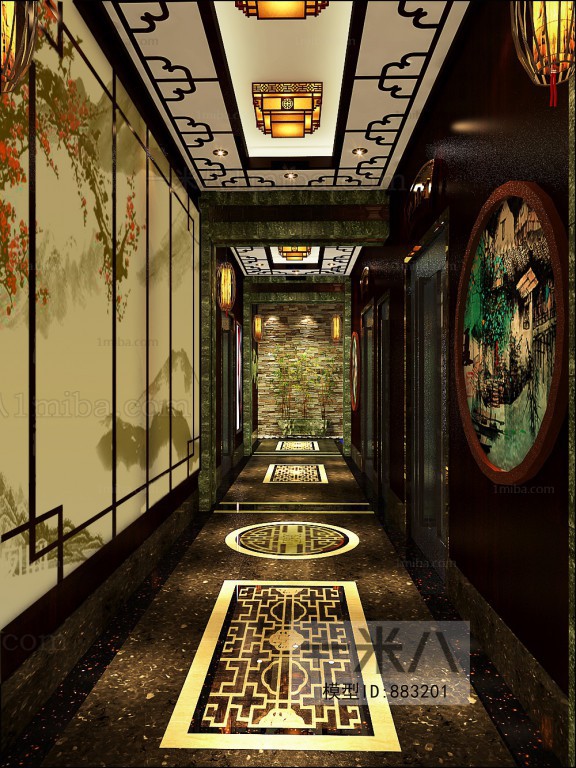 New Chinese Style Corridor