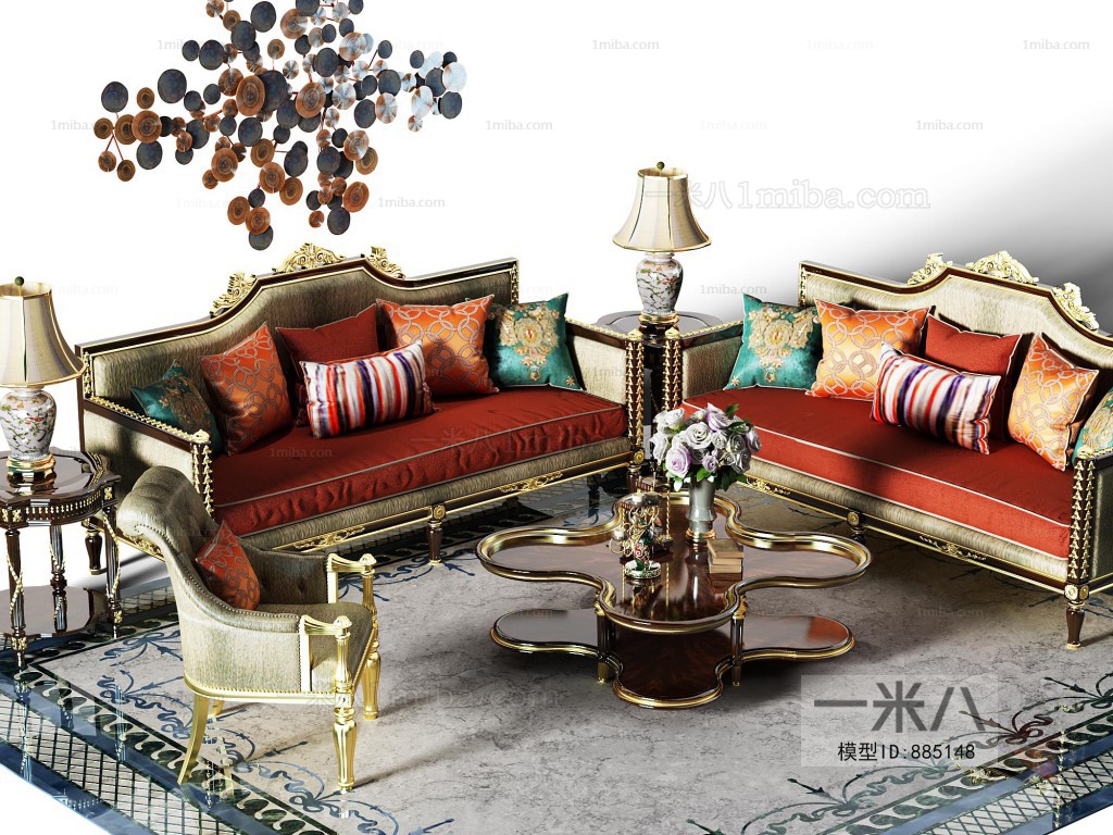 American Style Sofa Combination