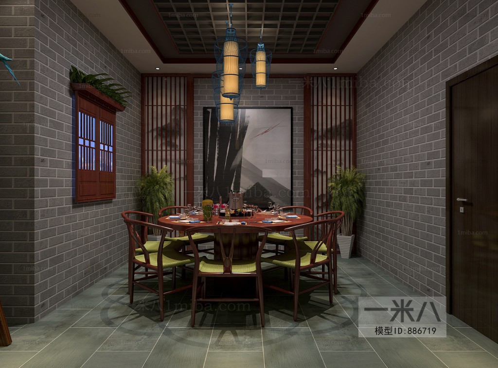 New Chinese Style Catering Space