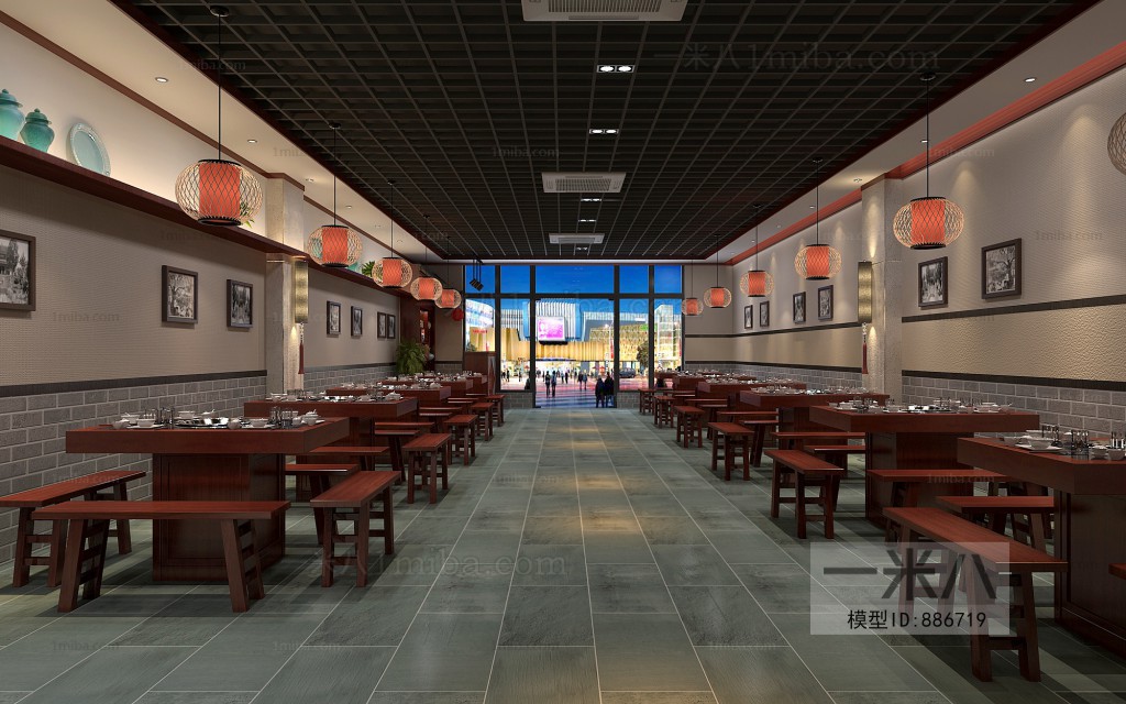 New Chinese Style Catering Space