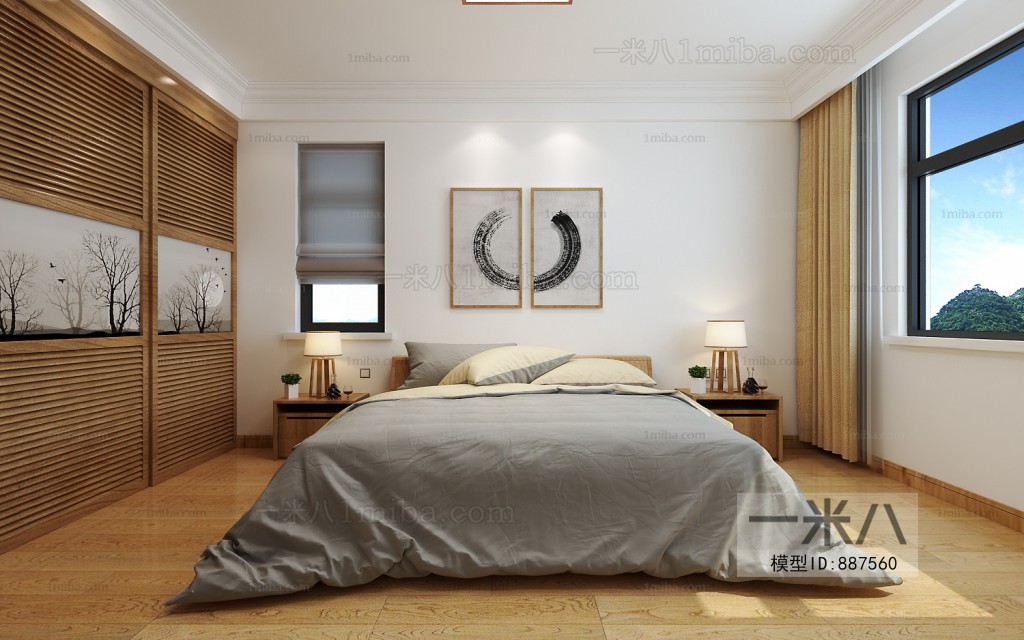 New Chinese Style Bedroom