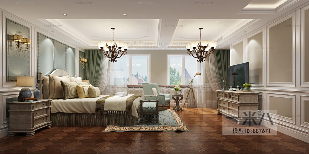 European Style Bedroom