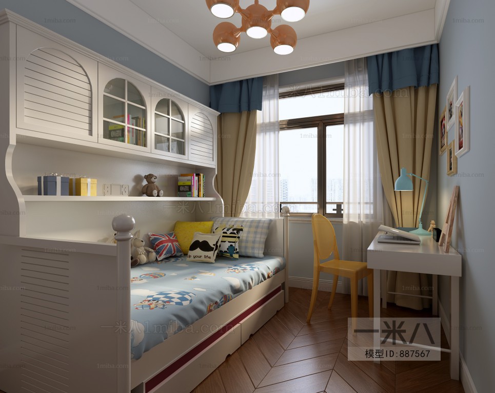 Simple European Style Children's Room