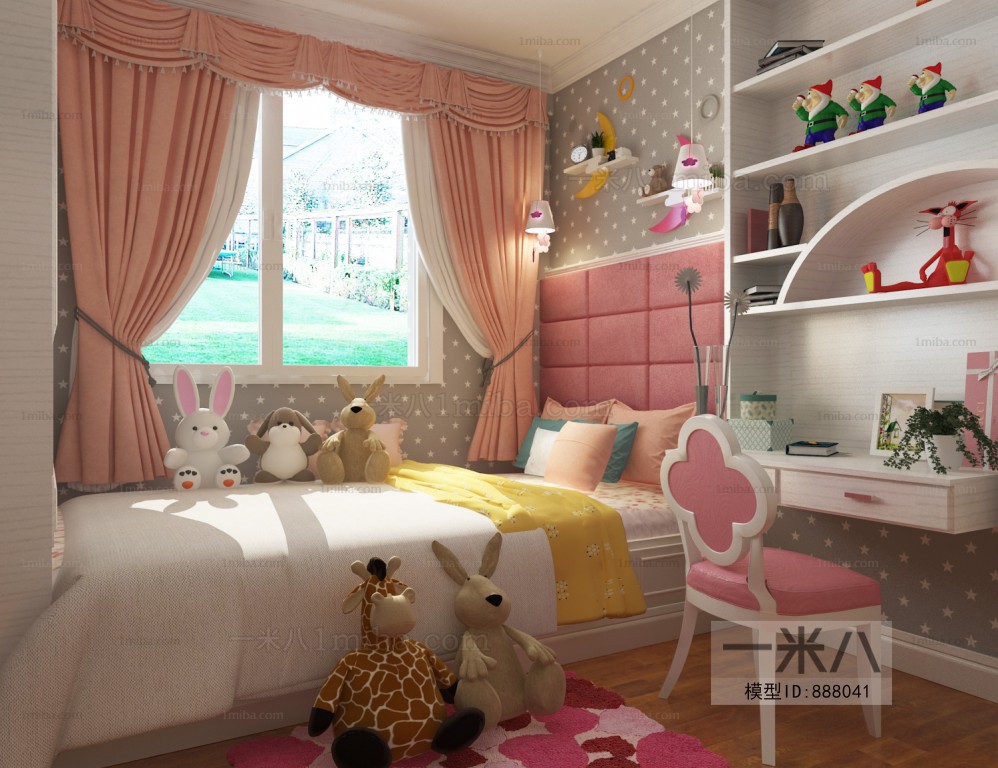 Simple European Style Children's Room