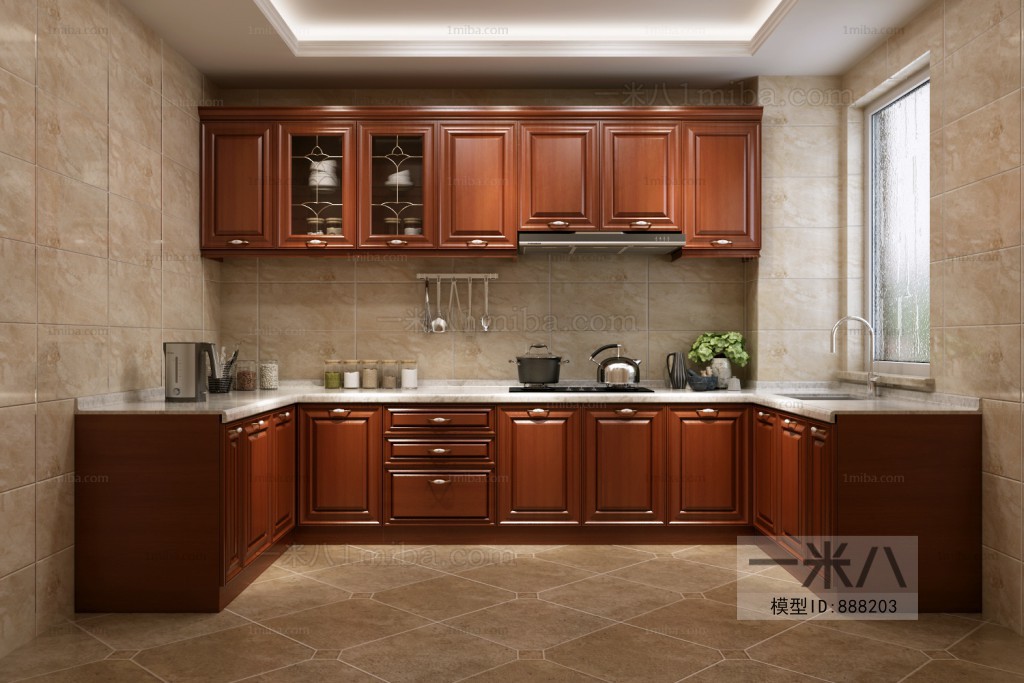 Simple European Style The Kitchen