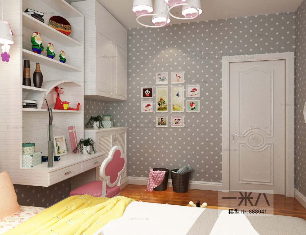 Simple European Style Children's Room