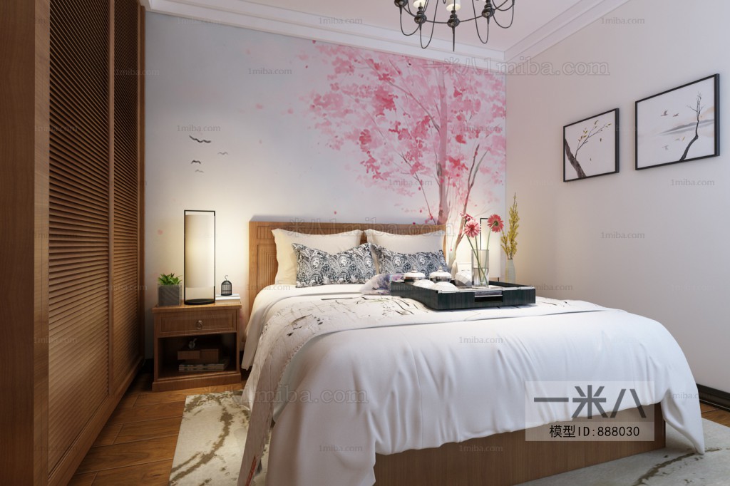 New Chinese Style Bedroom