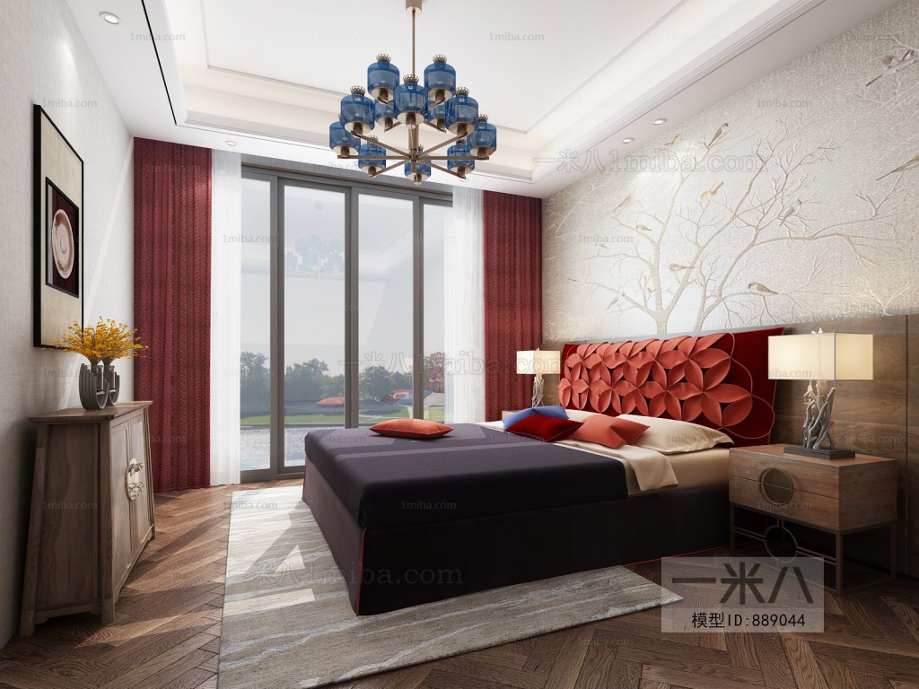 New Chinese Style Bedroom