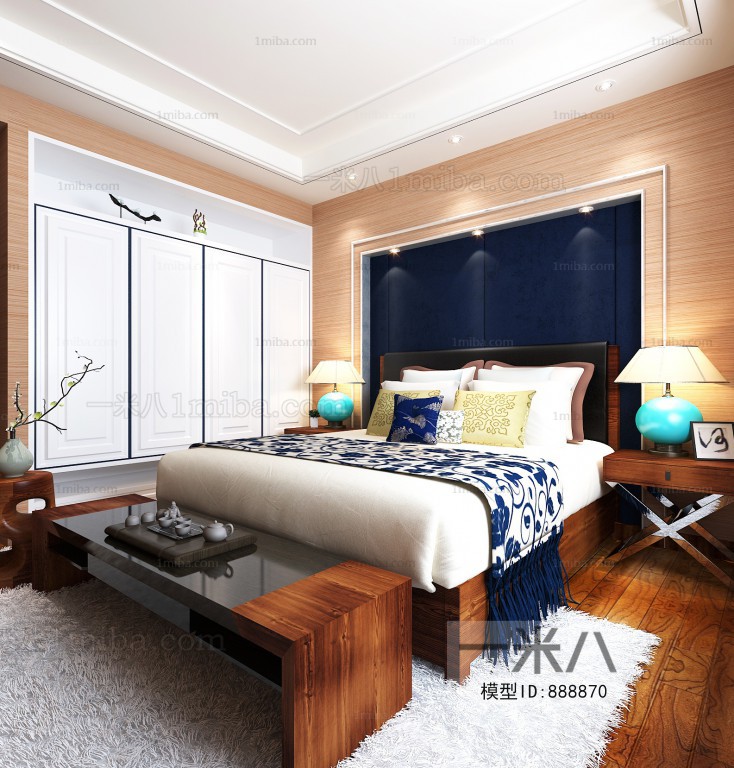 New Chinese Style Bedroom