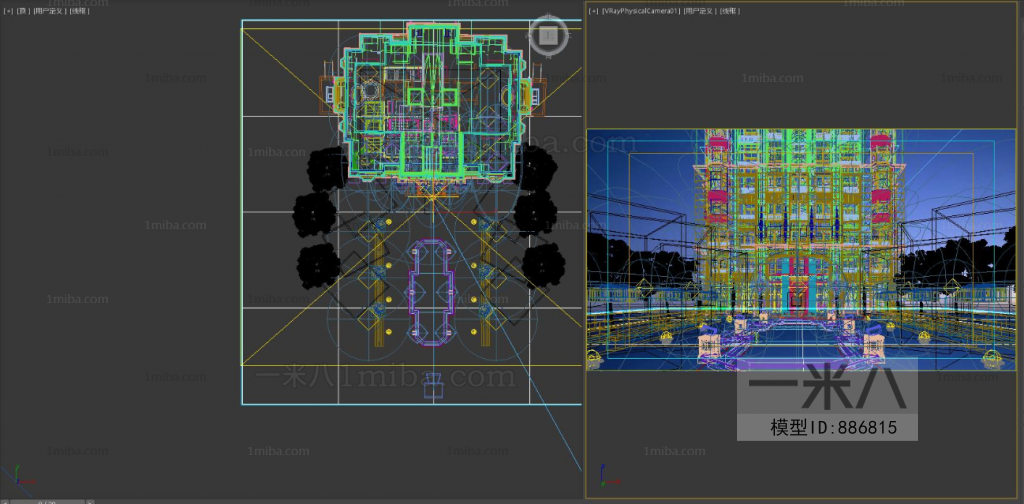 New Classical Style Building Appearance