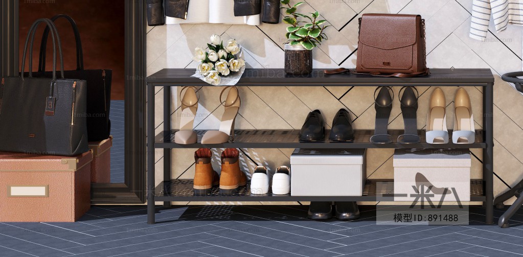 Modern Shoe Cabinet