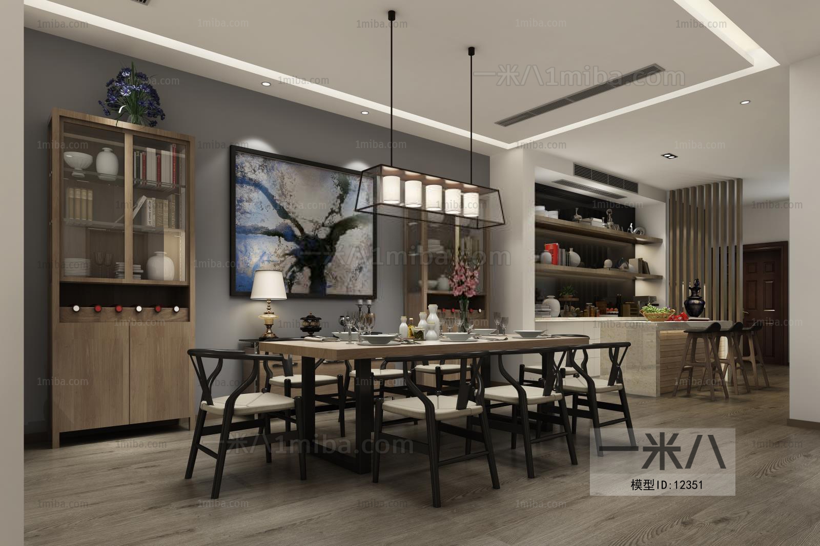 Modern New Chinese Style Dining Room